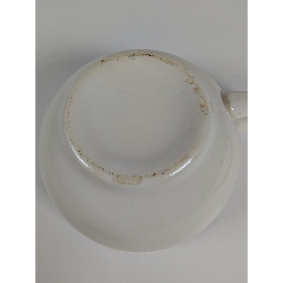 Vtg Homer Laughlin Golden Wheat Cup and Saucer Set 50's Cream 22K Gold Trim - Picture 10 of 10